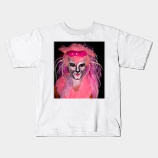 drag queen pink kitten Kids T-Shirt